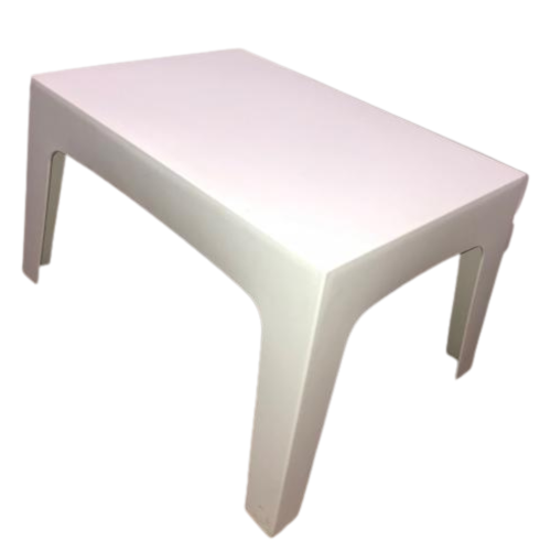Table basse en polypropylène blanche