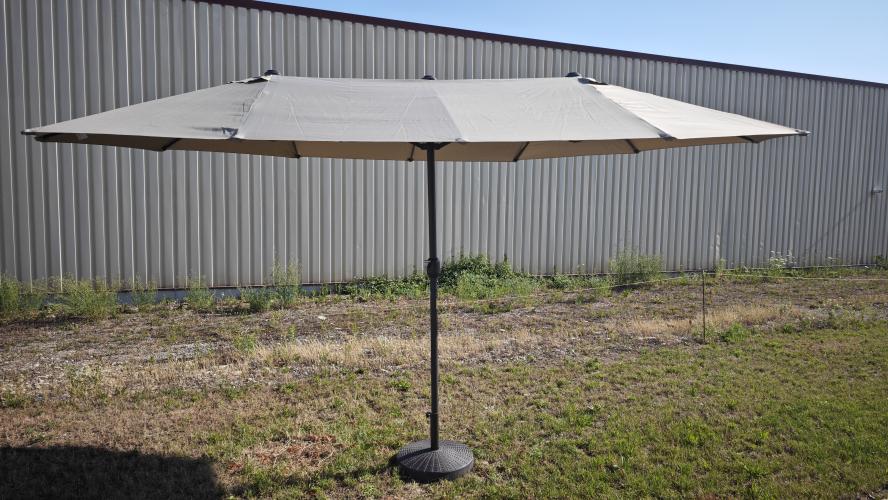 Double Parasol + pied de lestage (25kgs)