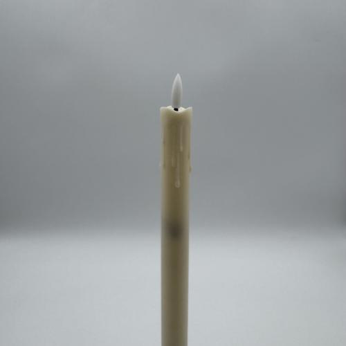 Bougie LED vacillante effet cire avec télécommande 2 x 26 cm