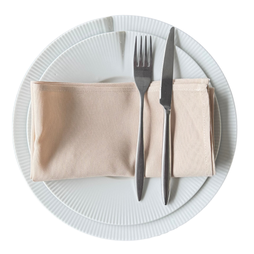 Serviette beige clair