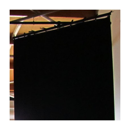 Pendrillon noir 3x5m